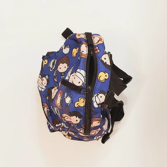Bioworld Friends Chibi Mini-Backpack Dark Purple Animation - Picture 6 of 9